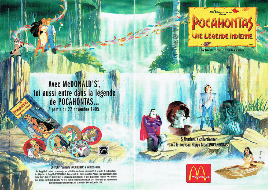 McDo Disney Pocahontas